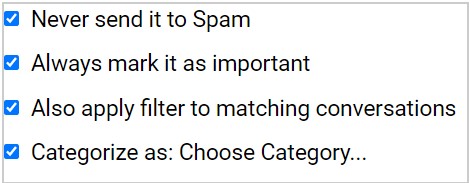 Gmail Option